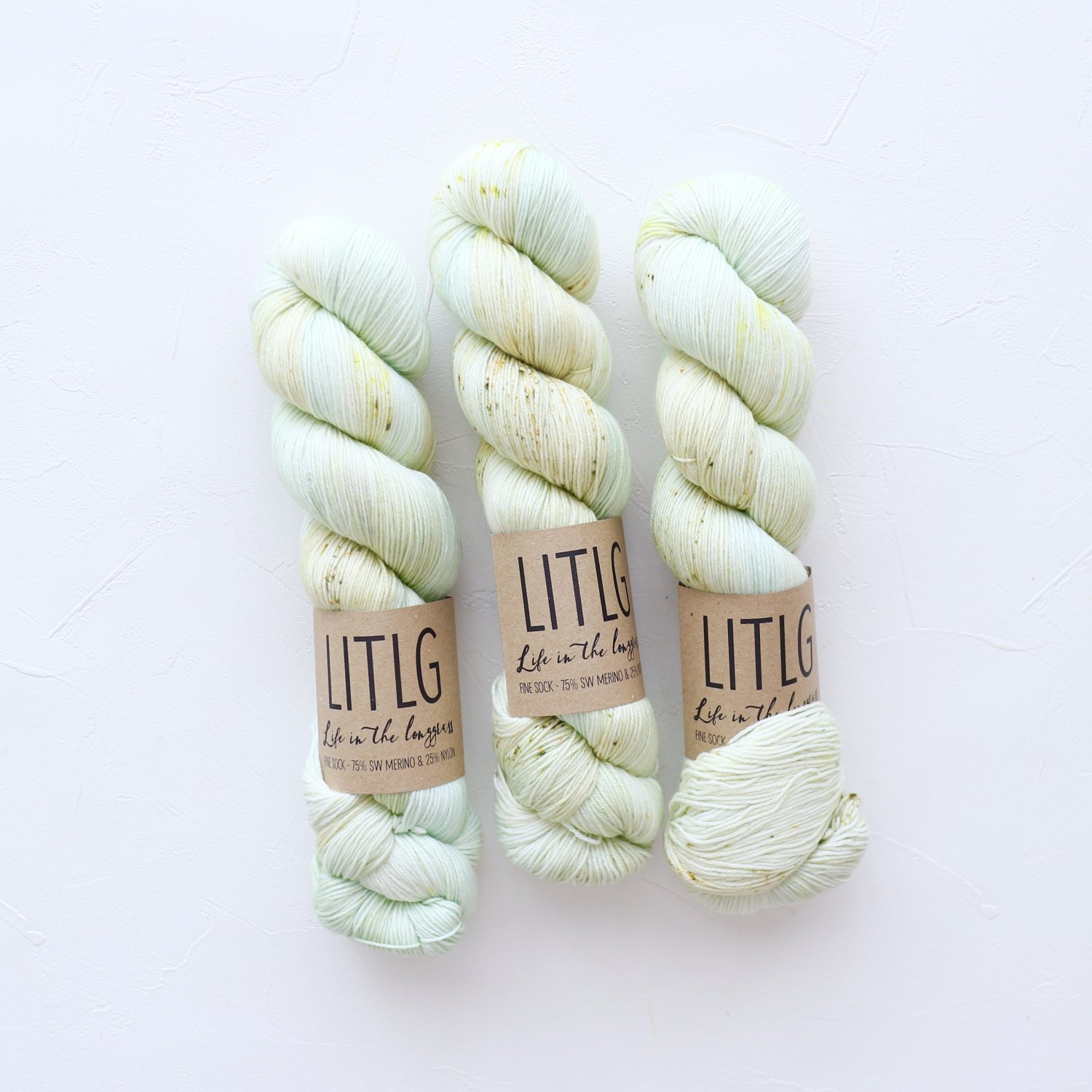 【LIFE IN THE LONGGRASS】<br>Fine Sock<br>Mint Grove