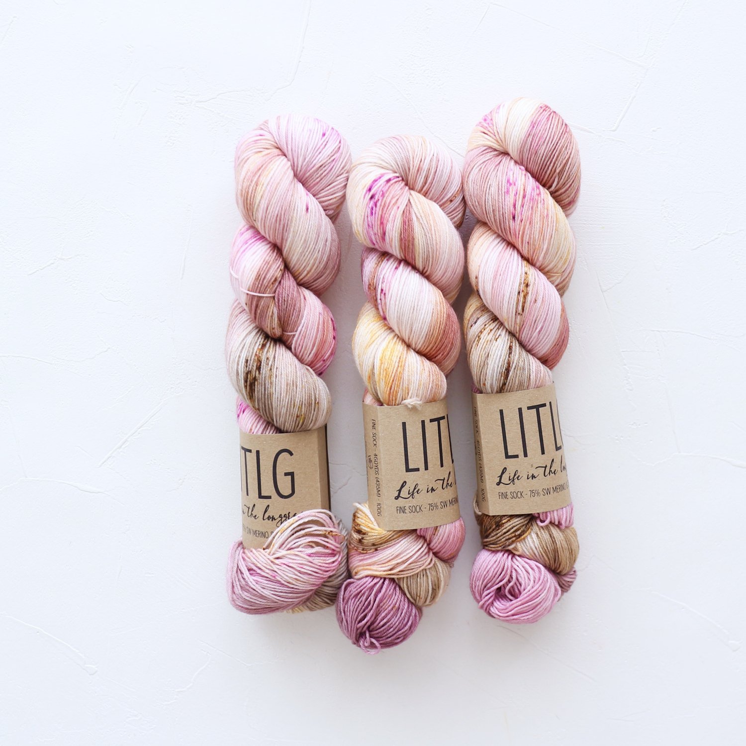 【LIFE IN THE LONGGRASS】<br>Fine Sock<br>Rosegold