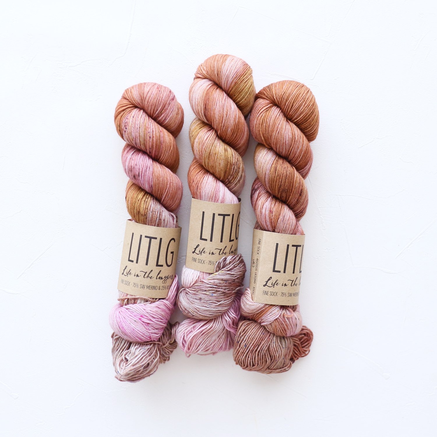 【LIFE IN THE LONGGRASS】<br>Fine Sock<br>Sienna Pink
