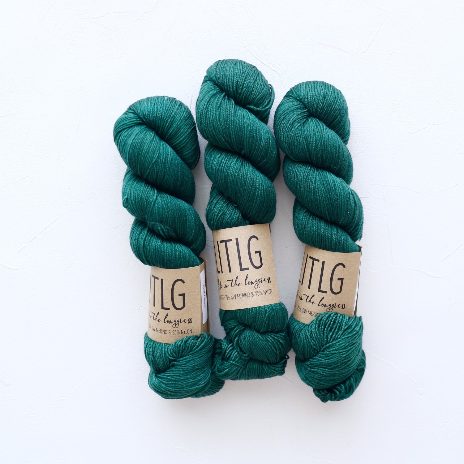 【LIFE IN THE LONGGRASS】<br>Fine Sock<br>Wolf Green
