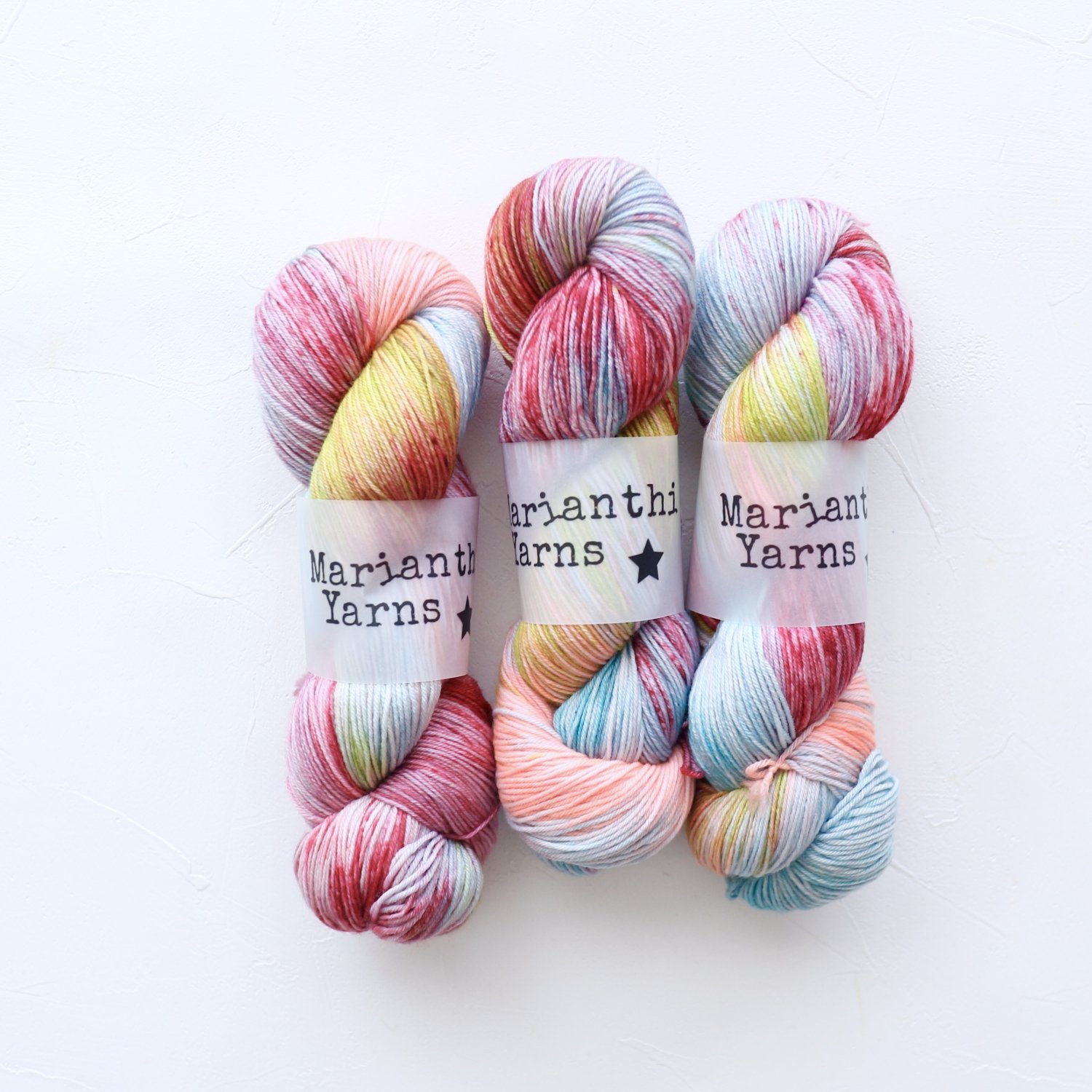 【Marianthi Yarns】<br>Deluxe Sock<br>Water Lilies