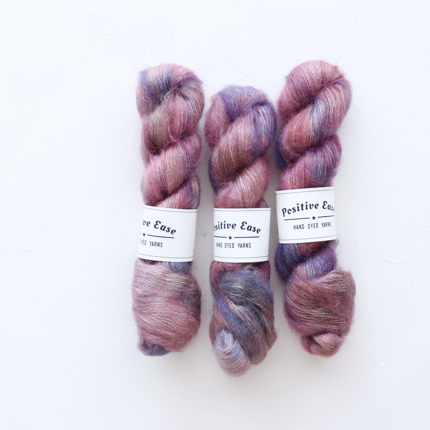 Positive Ease<br >Mohair Silk<br>Berries and Cream