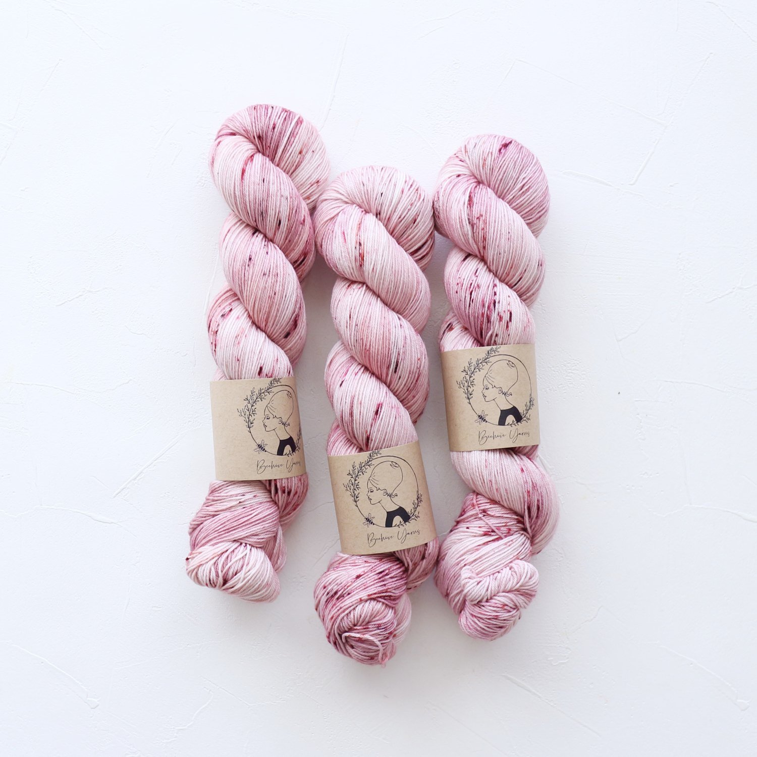 【Beehive Yarns】<br >Audrey Classic Sock<br>Pink Fizz