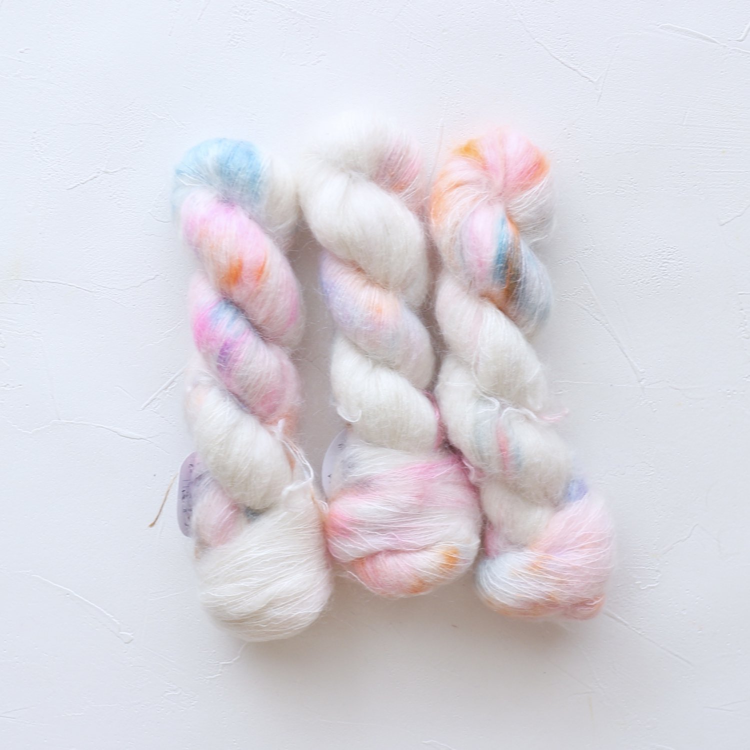 Corralito yarns<br>Silk mohair<br>Just a little drunk
