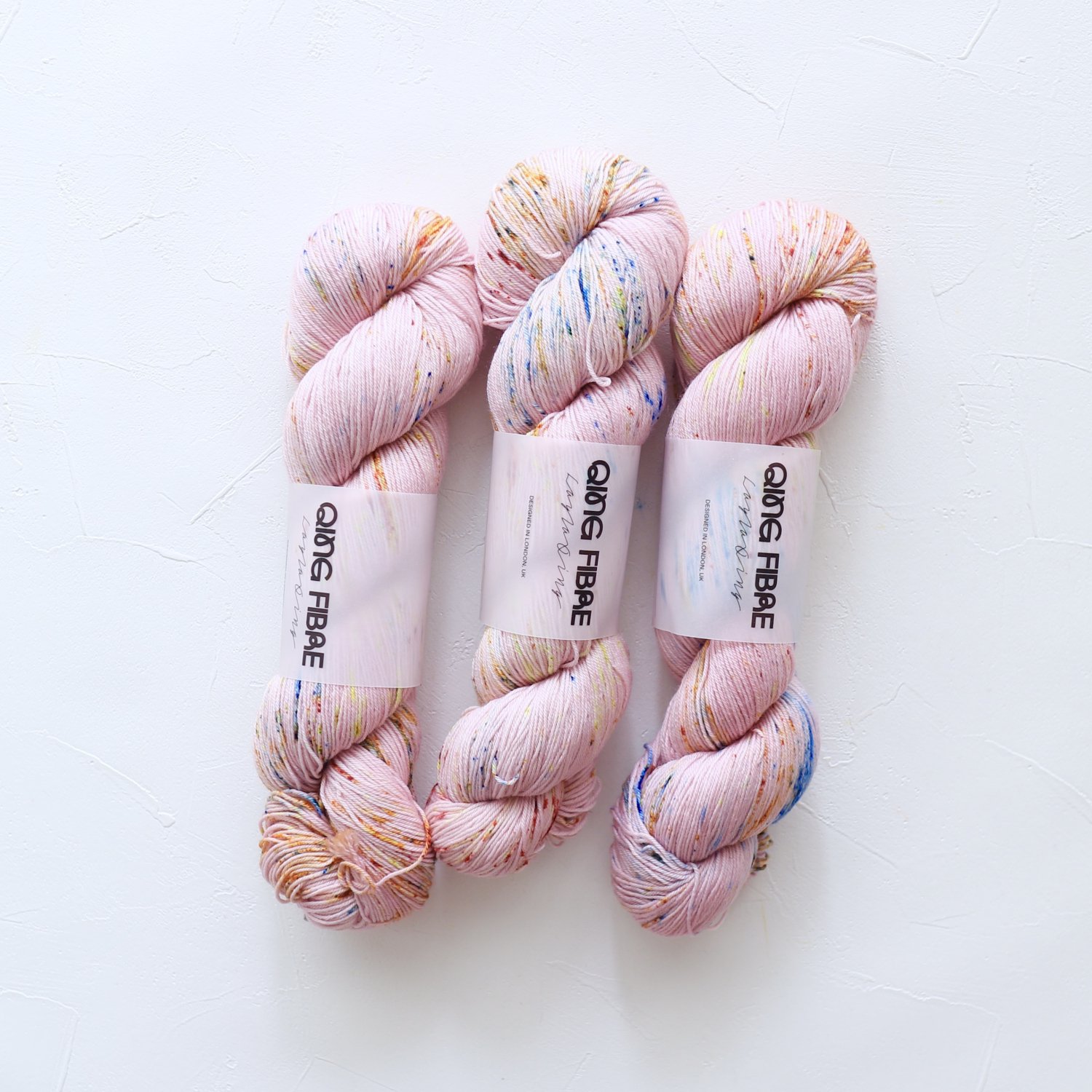 Qing Fibre<br>Merino Fingering<br>Berry Milkshake