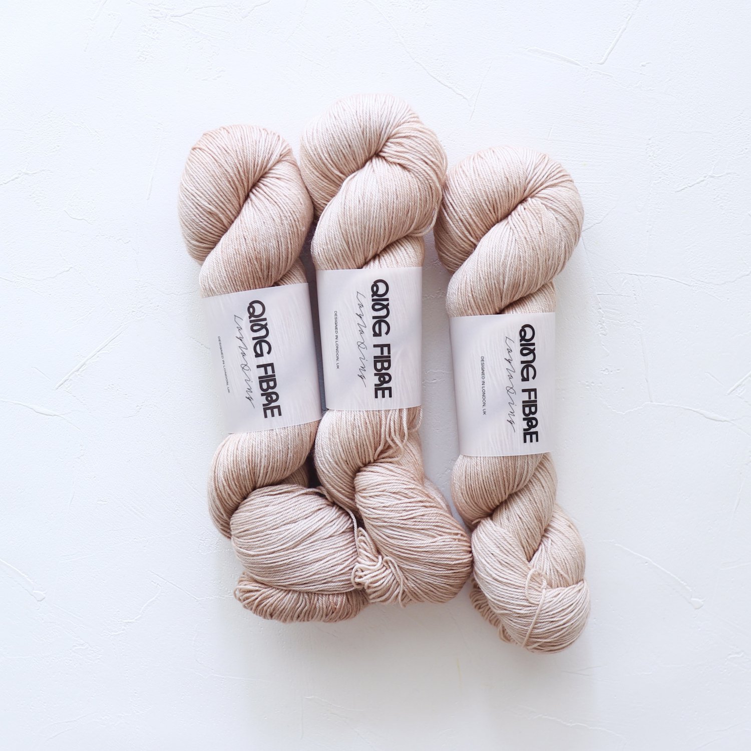 Qing Fibre<br>Merino Fingering<br>Latte