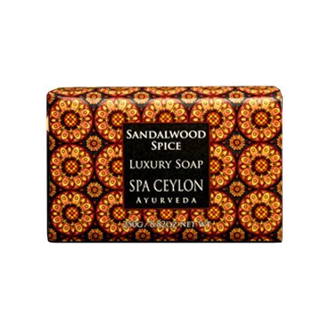 SPA CEYLON『サンダルウッド・ソープ SANDALWOOD SPICE - Luxury Soap』250g - 個人輸入通販店 |  スリランカ・インドのグロッサリーショップ YASMEEN (ヤスミン)　ご自宅へ直接発送いたします!