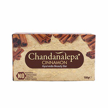 Chandanalepa ハーブ石鹸『シナモン・アーユルヴェーダ ソープ Cinnamon Ayurveda Soap』100g - 個人輸入通販店  | スリランカ・インドのグロッサリーショップ YASMEEN (ヤスミン)　ご自宅へ直接発送いたします!