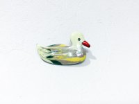 Marble duck blooch