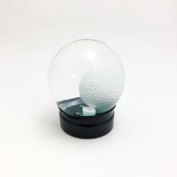 Golf ball snow globe