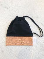 QFD 2019ss Cork purse bag / black