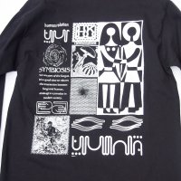 AWA - '' we are part of the Fungus '' BRICOLAGE L/S T-SHIRT / BLK