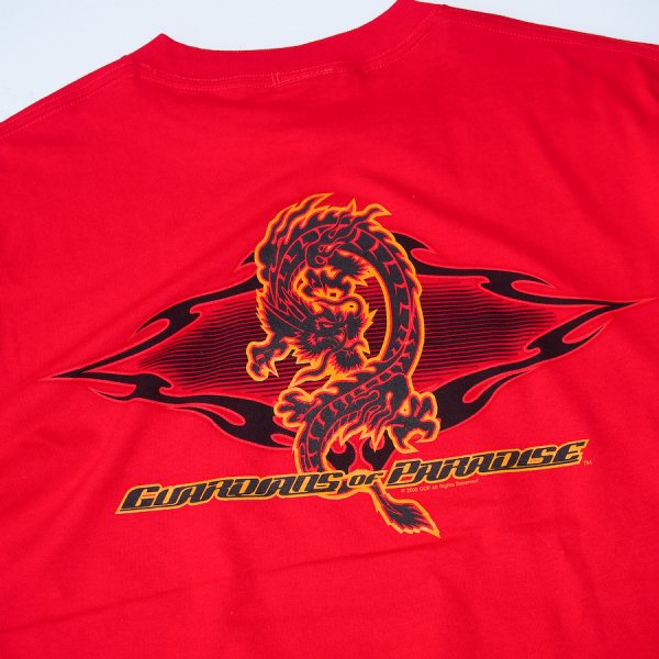 GUARDIANS OF PARADISE DRAGON T-SHIRT / RED