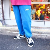 YAMASTORE SOUVENIR - YAMA EMBROIDERY SWEAT PANTS / BLUE