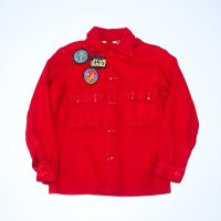 PATCHES CPO SHIRT / RED