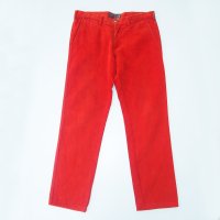 COTTON CHINO PANTS / RED