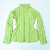 QUILTED PUFFER JKT / LIME GREEN