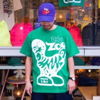 YAMAGMA - AND ZOO T-SHIRT / GREEN<img class='new_mark_img2' src='https://img.shop-pro.jp/img/new/icons10.gif' style='border:none;display:inline;margin:0px;padding:0px;width:auto;' />
