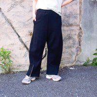 AWA - ZIP SWEAT PANTS / BLACK