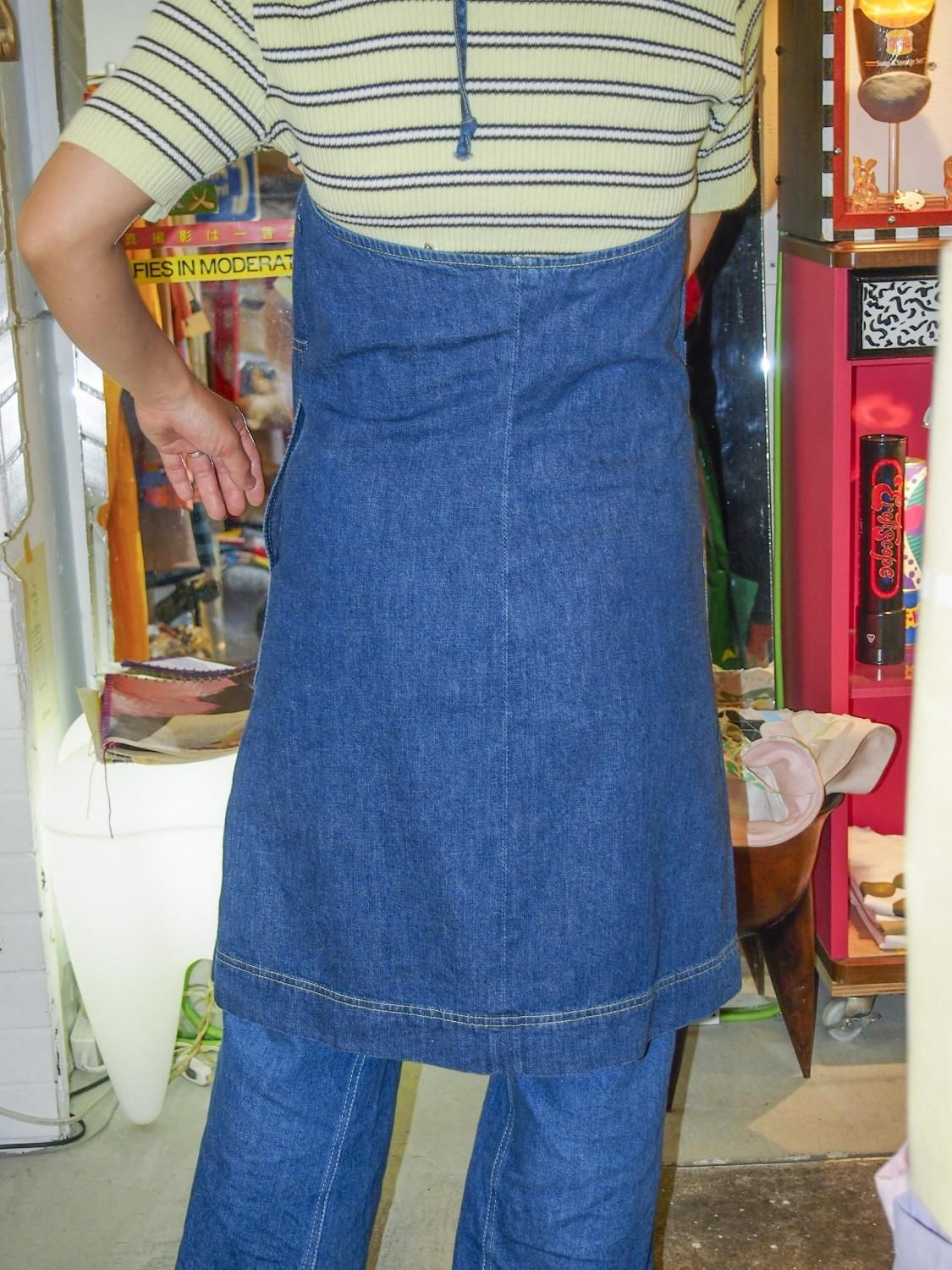 DIESEL DENIM APRON ONE PIECE - YAMASTORE