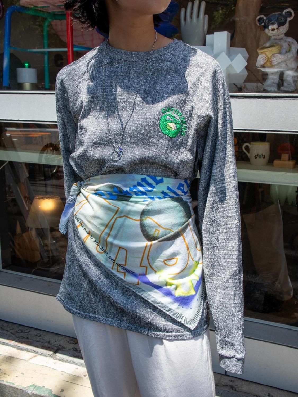 SMOKE FLOWER SCARF JACKET ※スカーフ無し SMOKE FLOWER SCARF JACKET