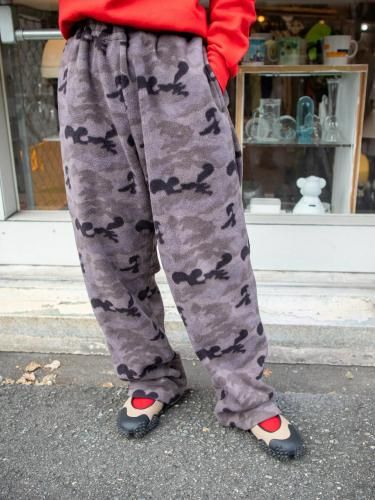 CAMOUFLAGE FLEECE PANTS