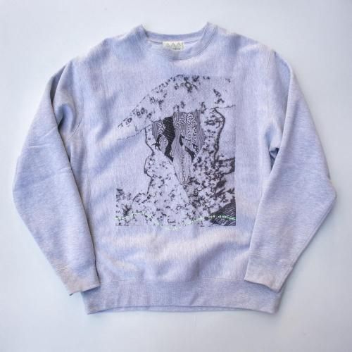 AWA - PSY TEMPO SWEATSHIRT / GREY<img class='new_mark_img2' src='https://img.shop-pro.jp/img/new/icons10.gif' style='border:none;display:inline;margin:0px;padding:0px;width:auto;' />