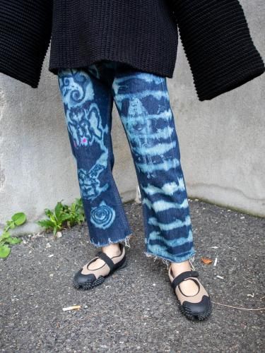 ONEGAIGOTO - HOME DENIM PANTS<img class='new_mark_img2' src='https://img.shop-pro.jp/img/new/icons10.gif' style='border:none;display:inline;margin:0px;padding:0px;width:auto;' />