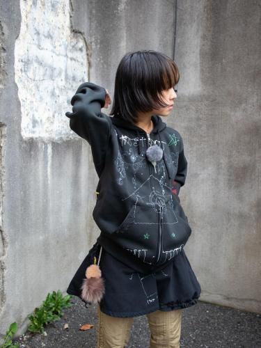 ONEGAIGOTO - I MISS YOU HOODIE / BLACK<img class='new_mark_img2' src='https://img.shop-pro.jp/img/new/icons10.gif' style='border:none;display:inline;margin:0px;padding:0px;width:auto;' />