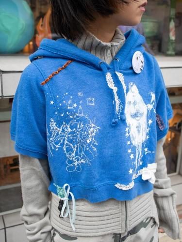 ONEGAIGOTO - I MISS YOU HOODIE / BLUE<img class='new_mark_img2' src='https://img.shop-pro.jp/img/new/icons10.gif' style='border:none;display:inline;margin:0px;padding:0px;width:auto;' />