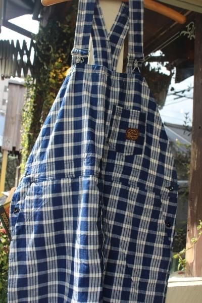 超美品 オーバーオール SAILOR MOKU CHECK OVERALLS SS41808 