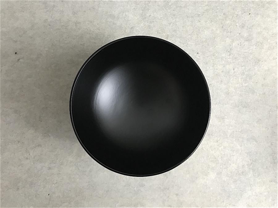 吉倉虚白（休祥庵）手造黒茶碗