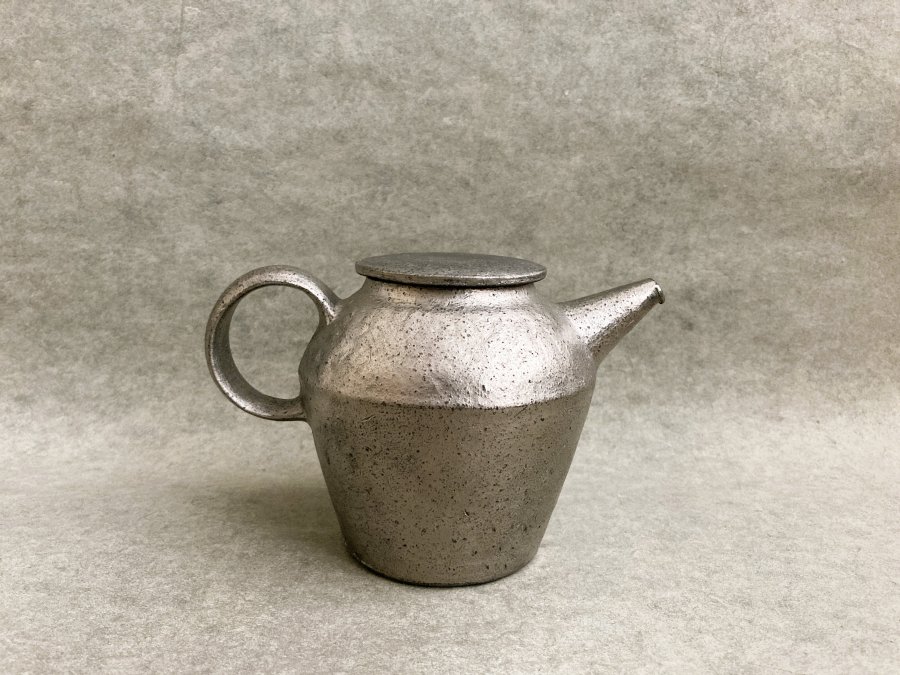 銀彩ポット Silver decoration pot - うつわ祥見 web shop