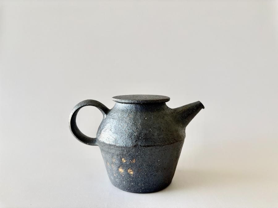 村上躍さん　ポット　黒焼締 黒焼締ポット | 村上躍作 - うつわ祥見KAMAKURA web shop