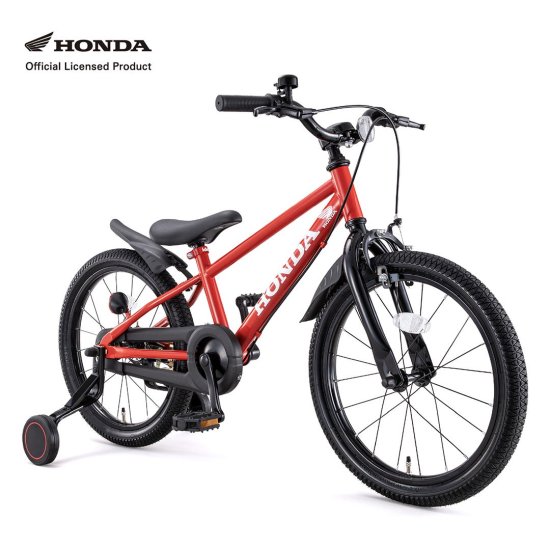 キッズバイク・Honda 18 / ホンダスピリットを宿した赤い車体の子ども自転車