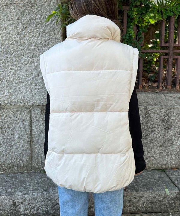 Simple down vest - esutoreja-エストレジャ-｜レディースファッションブランド