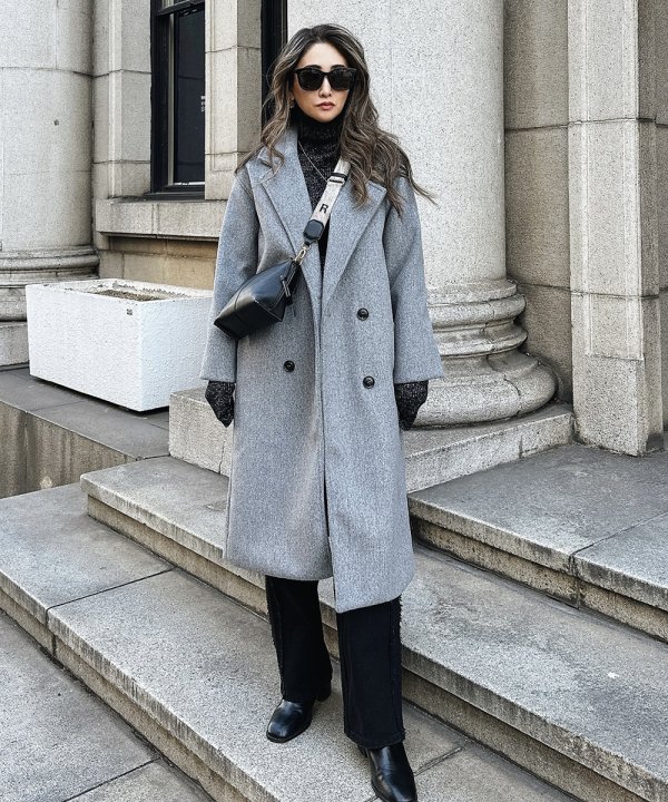 Simple chester coat