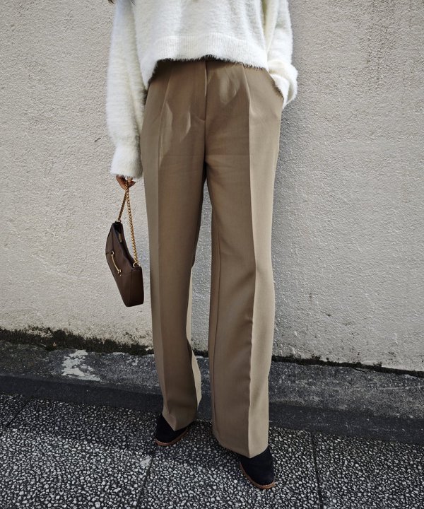 Waist button pants