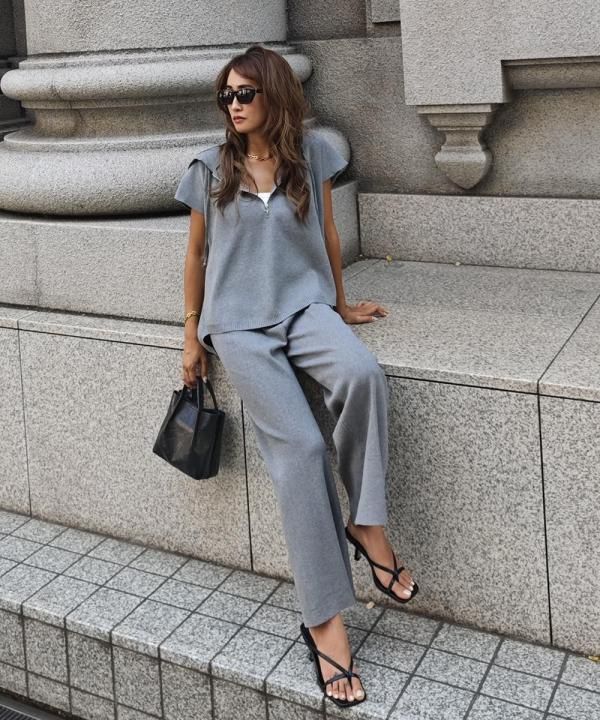 Half zip hoodie set up - esutoreja