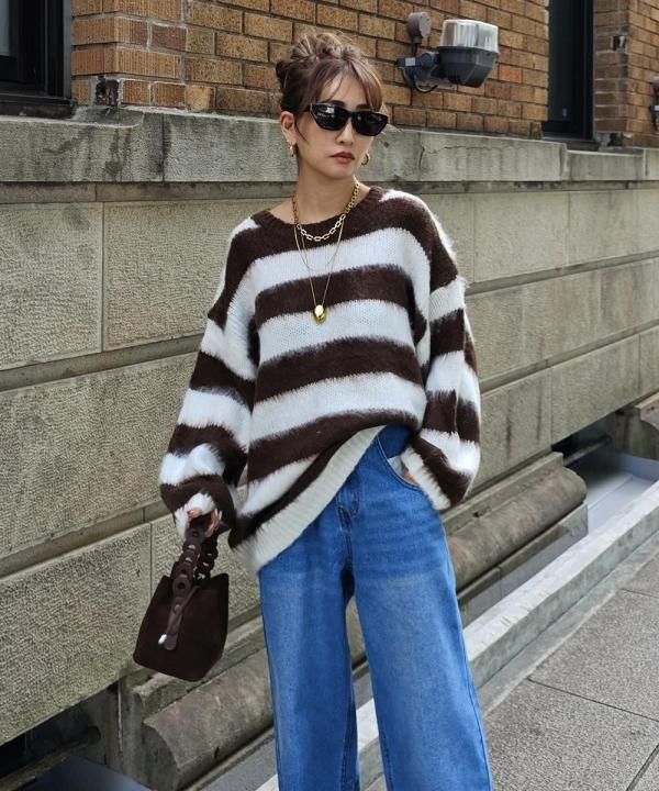 Border loose knit