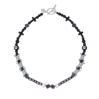 【1/1】UNISEX PEARL + BEADS NECKLACE #078 