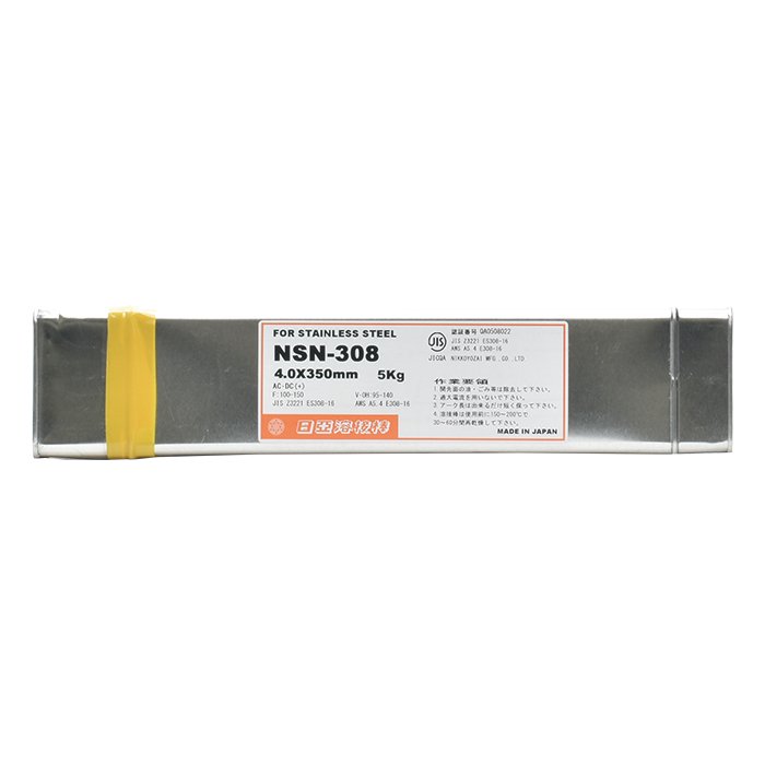 ニツコー熔材 ステンレス鋼用 溶接棒 NSN-308 φ4.0mm×350mm 5kg/小箱