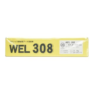 WEL ( 日本ウェルディングロッド )　アーク溶接棒 　WEL 308　ステンレス鋼 用 φ 4.0mm 350mm ばら売り 1kg 