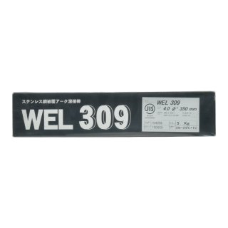 WEL ( 日本ウェルディングロッド )　アーク溶接棒 　WEL 309　ステンレス鋼 用 φ 4.0mm 350mm ばら売り 1kg 