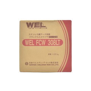 WEL ( 日本ウェルディングロッド )　半自動溶接ワイヤ 　WEL FCW 308 LT　フラックス ステンレス φ 1.2mm 12.5kg巻 
