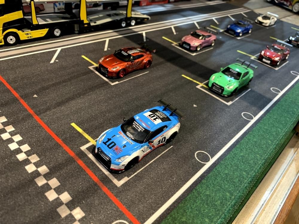 デスクトップジオラマ レーストラックスタート Race Track Start Line