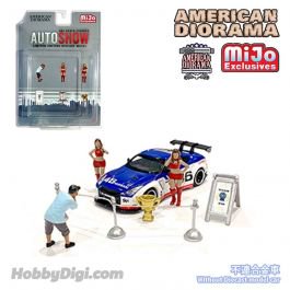 American Diorama 1:64 MiJo Exclusives - Auto Show Figures Set