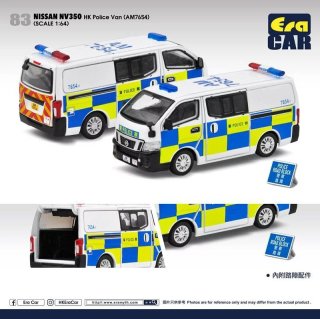 EraCar 1/64 83 Nissan NV 350 HK Police Van (AM7654)