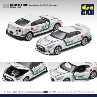 EraCar 1/64 98 2020 Nissan GT-R Dubai Police Car 
(EXPO 2020 Livery)
