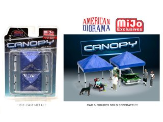 American Diorama 1:64 2 Pack Canopy Set MiJo Exclusives　テントセット
